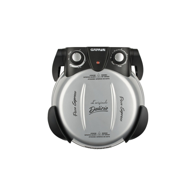G3 Ferrari Delizia Pizzaofen G1000606(silber, 1.200 Watt, für Pizza Ø 31cm)