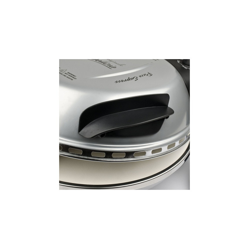 G3 Ferrari Delizia Pizzaofen G1000606(silber, 1.200 Watt, für Pizza Ø 31cm)