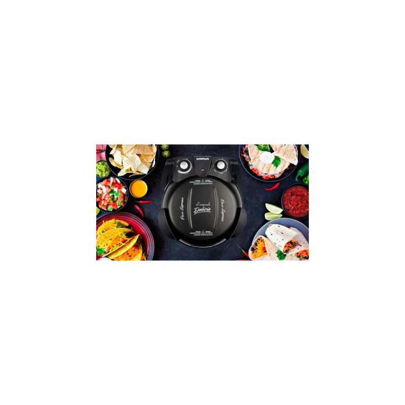 G3 Ferrari Delizia Pizzaofen G1000610(schwarz, 1.200 Watt, für Pizza Ø 31cm)