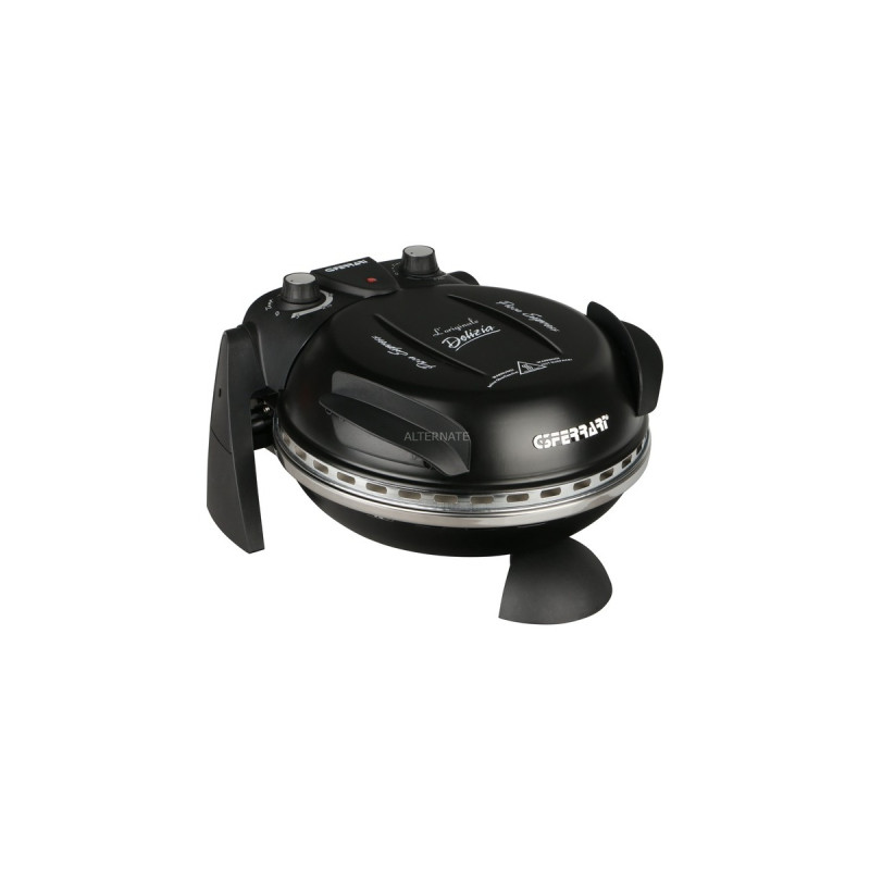 G3 Ferrari Delizia Pizzaofen G1000610(schwarz, 1.200 Watt, für Pizza Ø 31cm)