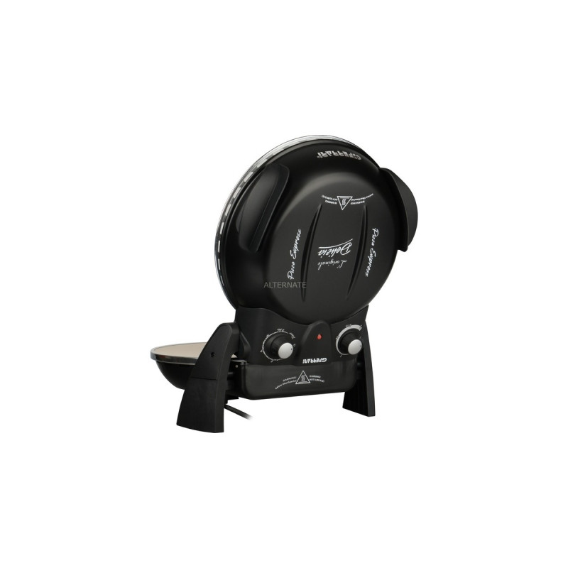 G3 Ferrari Delizia Pizzaofen G1000610(schwarz, 1.200 Watt, für Pizza Ø 31cm)
