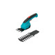 GARDENA Akku-Grasschere AccuCut Li, 3,6Volt, Set mit Strauchmesser(türkis/schwarz, Li-Ionen-Akku 2,5Ah)