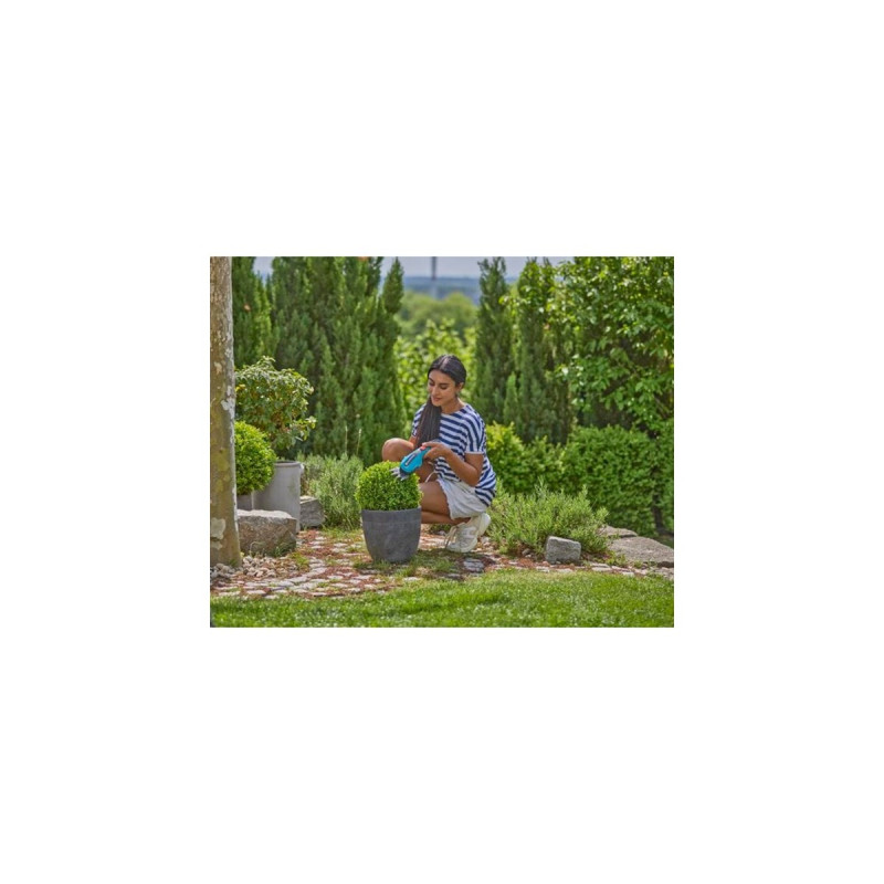 GARDENA Akku-Grasschere ClassicCut Li, 3,6Volt, Set mit Strauchmesser - Aktion(türkis/schwarz, Li-Ionen-Akku 2,5Ah)