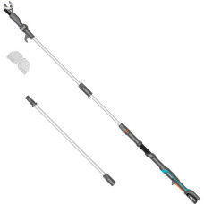 GARDENA Akku-Teleskop-Baumschere HighCut 360/18V P4A Ready-To-Use Set, 18Volt(dunkelgrau/türkis, Li-Ionen-Akku 2,0Ah, POWER FOR ALL ALLIANCE)