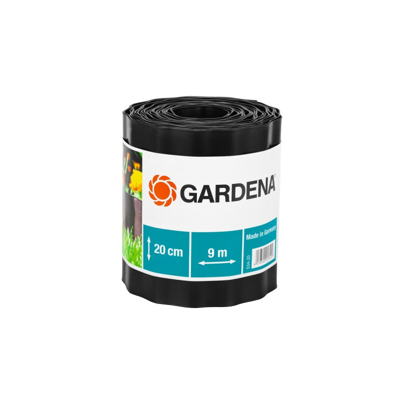 GARDENA Beeteinfassung, 20cm hoch, Begrenzung(braun)