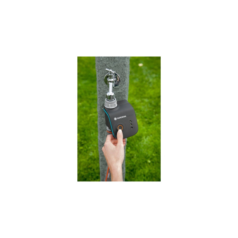 GARDENA Bewässerungssteuerung smart Water Control Set(grau/türkis, 2-teilig, mit smart Gateway)