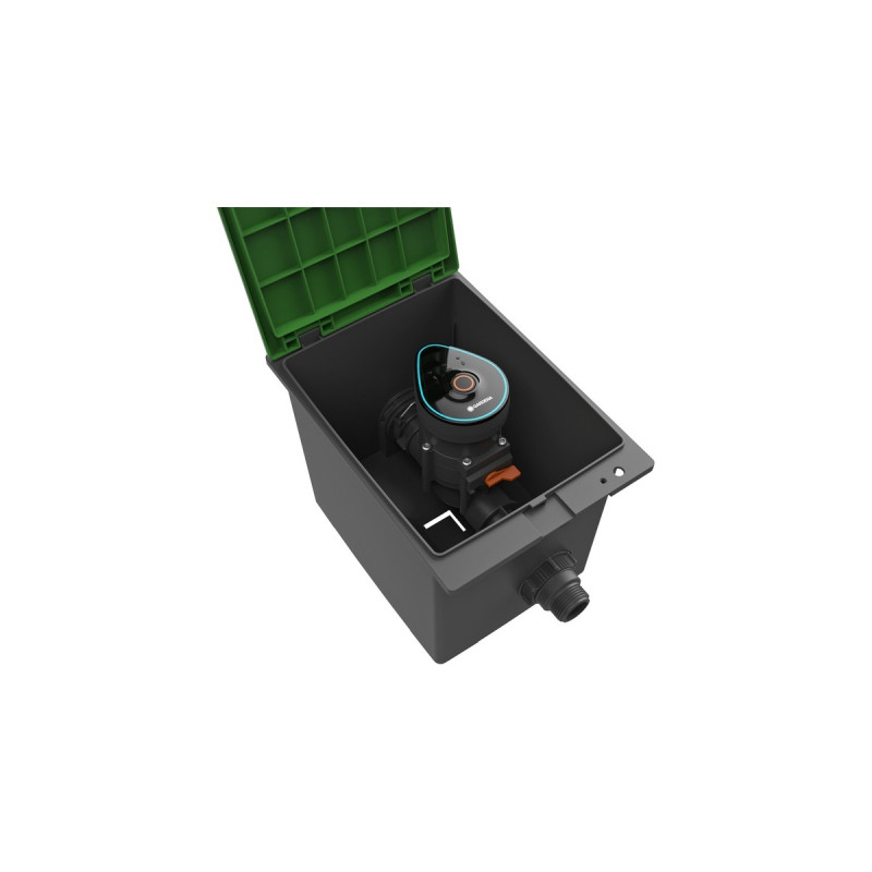 GARDENA Bewässerungsventil 9 V Bluetooth, Steuermodul(grau, 2-teilig: Steuerung + Ventil)