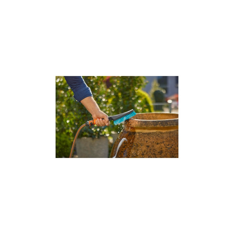 GARDENA Cleansystem Handbürste S hard, Waschbürste(grau/türkis)