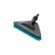 GARDENA Cleansystem Stielbürste hard flex, Waschbürste(grau/türkis, 360° Drehgelenk)