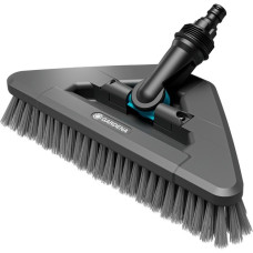 GARDENA Cleansystem Stielbürste soft flex, Waschbürste(grau, 360° Drehgelenk)