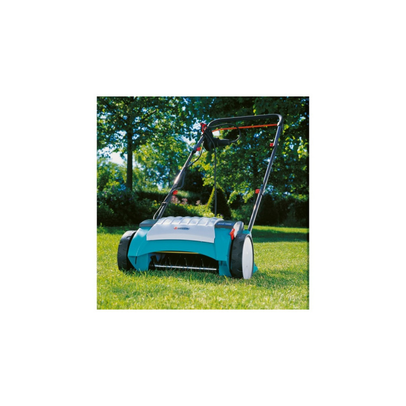GARDENA Elektro Vertikutierer EVC 1000(türkis, 1.000 Watt)