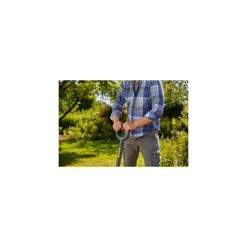 GARDENA ErgoLine Spitz-Spaten(grau/türkis, Länge 117cm)
