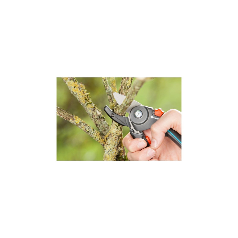 GARDENA Gartenschere A/M(grau/türkis, Amboss)