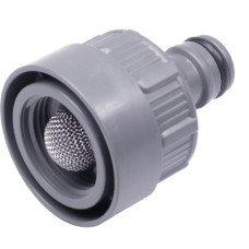 GARDENA Hahnstück mit Wasserstop(grau, für Wasserstecker 8254, Wassersteckdose 8250, 8266)