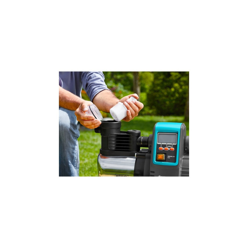 GARDENA Hauswasserautomat Premium 6000/6 LCD Inox, Pumpe(inox/schwarz)