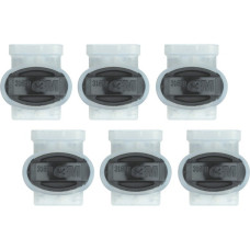 GARDENA Kabelklemme 24 V (1282-20), 6 Stück, Kabelclip(grau)