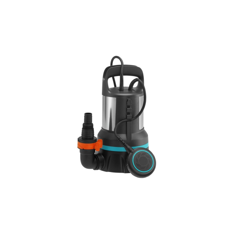 GARDENA Klarwasser-Tauchpumpe 11000, Tauch- / Druckpumpe(schwarz/edelstahl, 450 Watt)