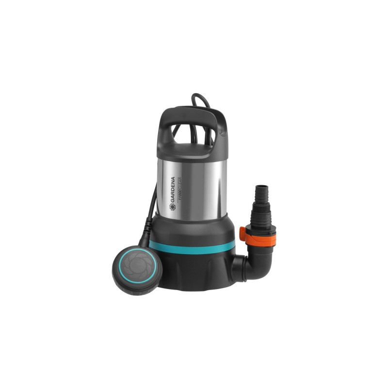 GARDENA Klarwasser-Tauchpumpe 11000, Tauch- / Druckpumpe(schwarz/edelstahl, 450 Watt)