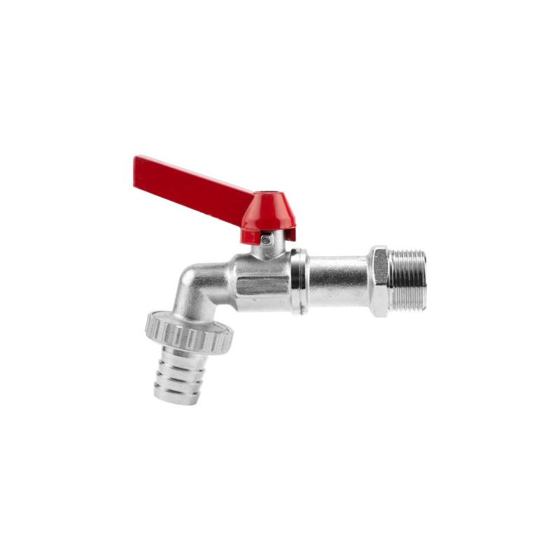 GARDENA Kugel-Auslaufventil 7333-20, Wasserhahn(silber/rot, 33,3mm (G 1