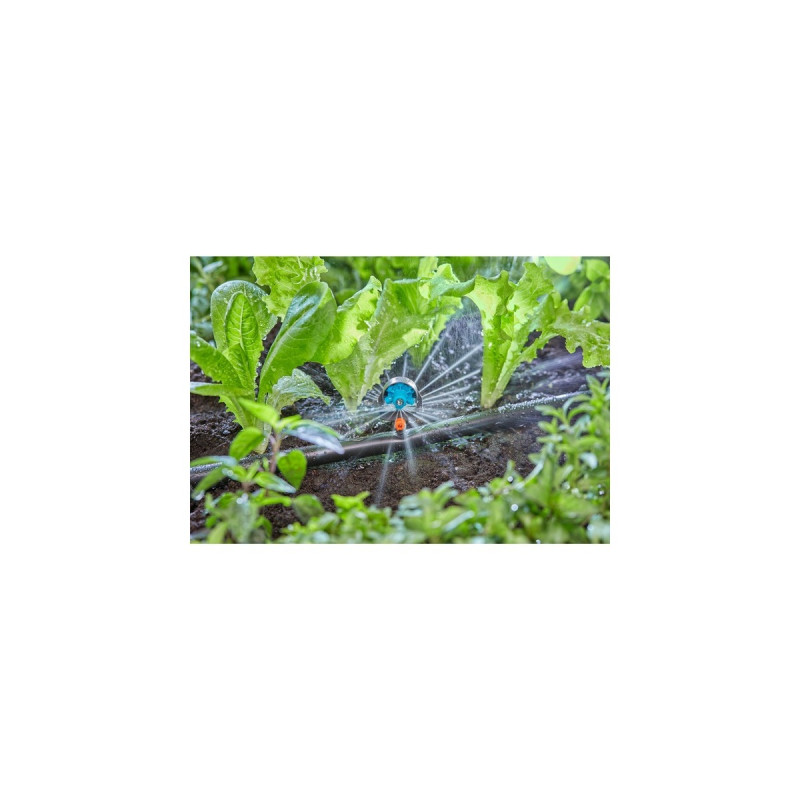 GARDENA Micro-Drip-System 6 in 1 Sprühdüse, 2 Stück(schwarz/türkis, Modell 2023)