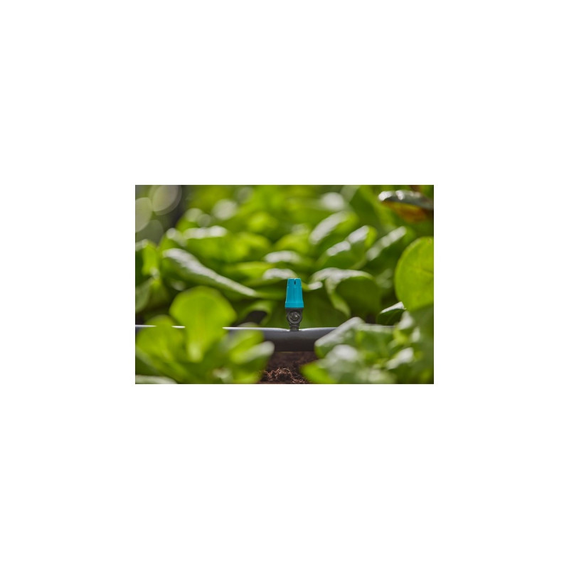 GARDENA Micro-Drip-System Endkleinflächendüse, 10 Stück(schwarz/türkis, Modell 2023)