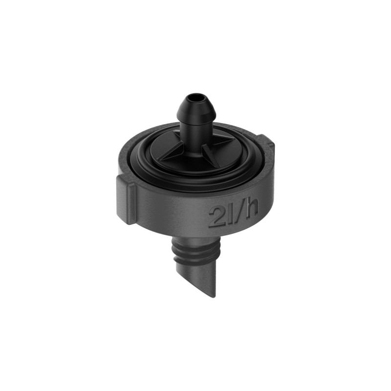 GARDENA Micro-Drip-System Endtropfer 2 l/h, druckkompensierend(dunkelgrau, 10 Stück, Modell 2023)