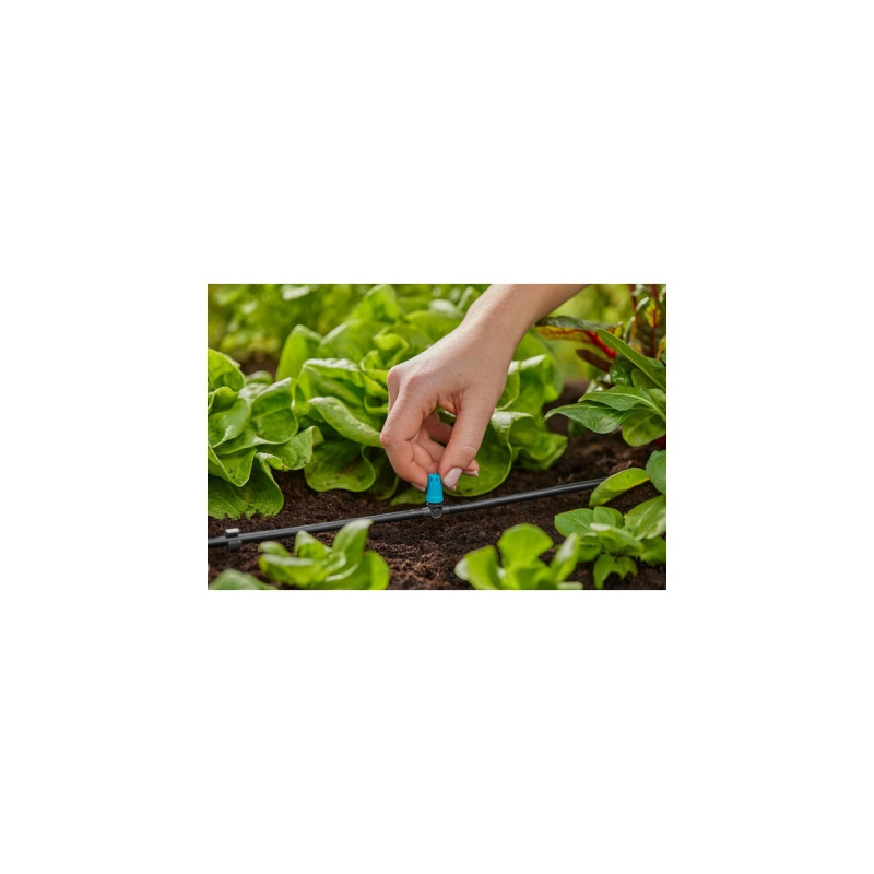 GARDENA Micro-Drip-System Kleinflächendüse, 10 Stück(schwarz/türkis, Modell 2023)