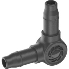 GARDENA Micro-Drip-System L-Stück 4,6mm (3/16"), Verbindung(dunkelgrau, 10 Stück, Modell 2023)