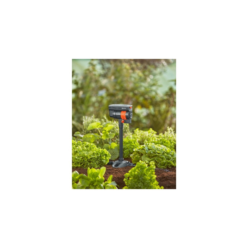 GARDENA Micro-Drip-System Verlängerungsrohr für Viereckregner OS 90(dunkelgrau, 2 Stück, 20cm, Modell 2023)