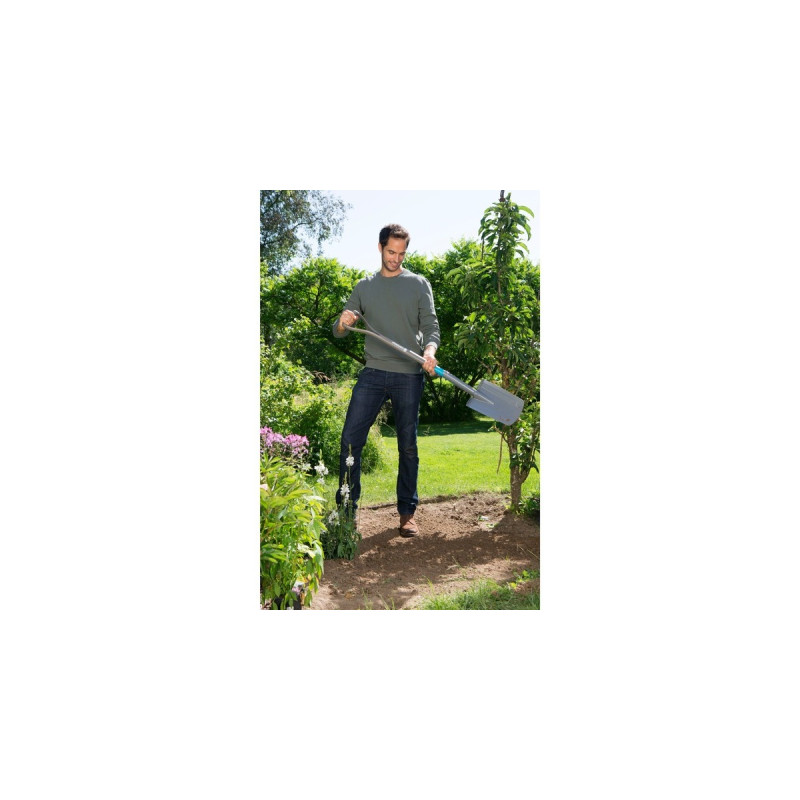 GARDENA NatureLine Spaten(holz/türkis, Länge 117cm)