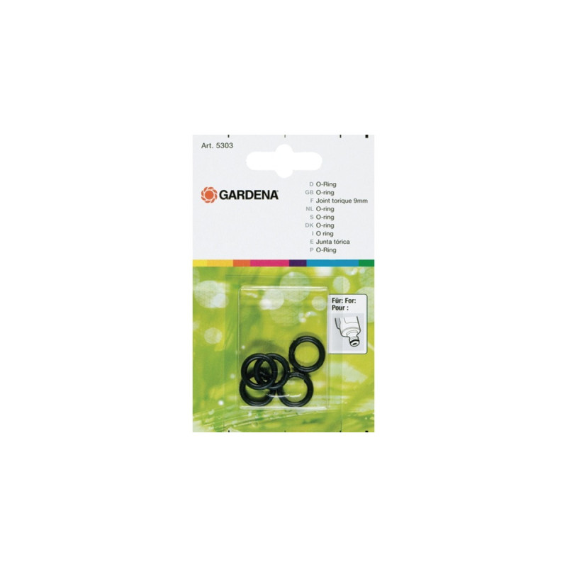 GARDENA O-Ring 5303-20, Dichtung(schwarz, 5 Stück)