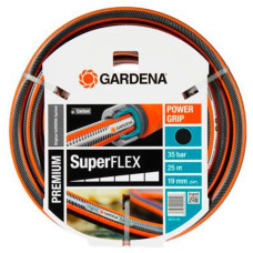 GARDENA Premium SuperFLEX Schlauch, 19mm (3/4")(grau/orange, 25 Meter)
