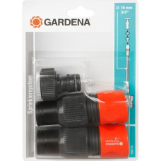 GARDENA Profi-System Anschluss-Satz, Anschlüsse(schwarz/orange, für Sprinklersysteme oder Pipeline)