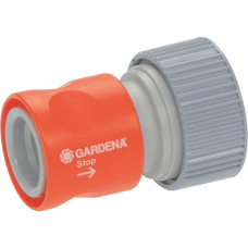 GARDENA Profi-System Übergangsstück 19mm (3/4"), Kupplung(orange/grau, mit Wasserstop)
