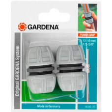 GARDENA Reparator-Satz 13mm (1/2"), 15mm (5/8"), Schlauchstück(grau, 2 Stück)