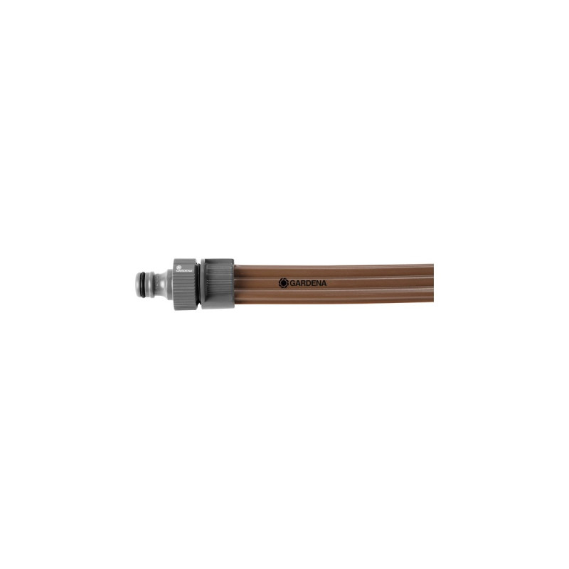 GARDENA Schlauch-Regner, mit Anschlüssen, Sprinklersystem(braun, 15 Meter)