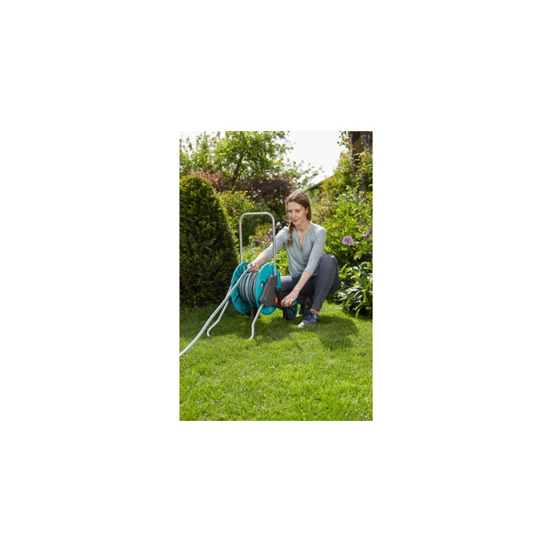GARDENA Schlauchwagen CleverRoll M(türkis/grau, Outlet)