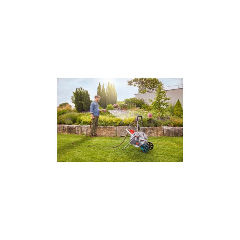 GARDENA Schlauchwagen CleverRoll M Metall(grau/orange)