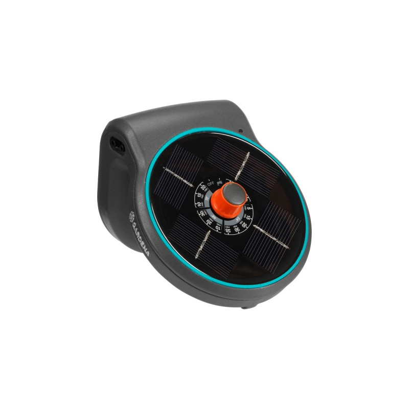 GARDENA Solar-Bewässerung AquaBloom Set, Bewässerungssteuerung(grau, für bis zu 20 Pflanzen)