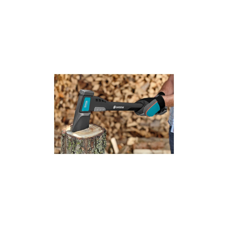 GARDENA Spaltaxt 2800 S, Axt/Beil(grau/schwarz, mit Schlagfläche)