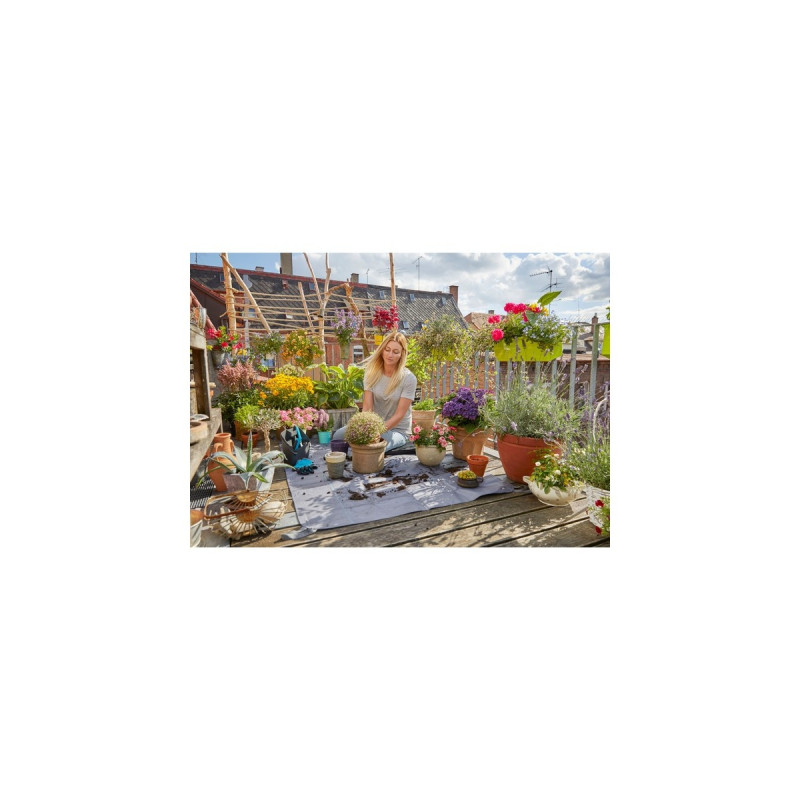 GARDENA city gardening Pflanzmatte L(türkis/grau, 120cm x 180cm)