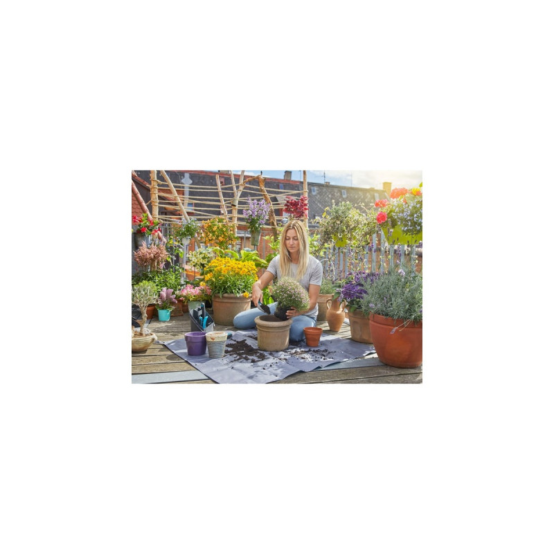 GARDENA city gardening Pflanzmatte M(türkis/grau, 100cm x 120cm)