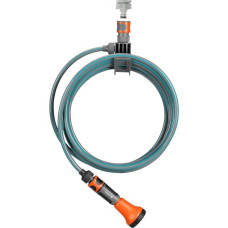 GARDENA city gardening Terrassen-Spiralschlauch(grau/türkis, 7,5 Meter)