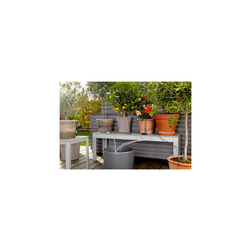 GARDENA city gardening Urlaubsbewässerung-Set 1265-20, Bewässerungssteuerung(grau)