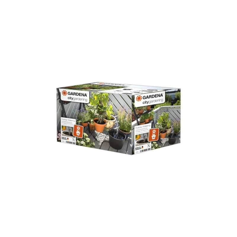 GARDENA city gardening Urlaubsbewässerung-Set 1265-20, Bewässerungssteuerung(grau)