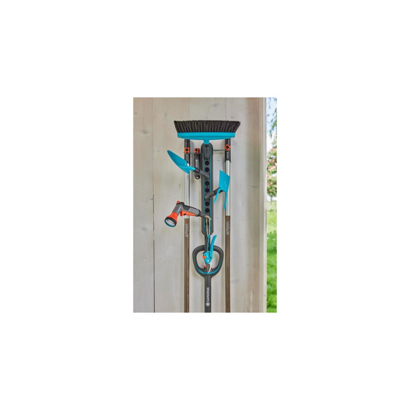 GARDENA combisystem-Geräteleiste Flex, Halterung(dunkelgrau/türkis)