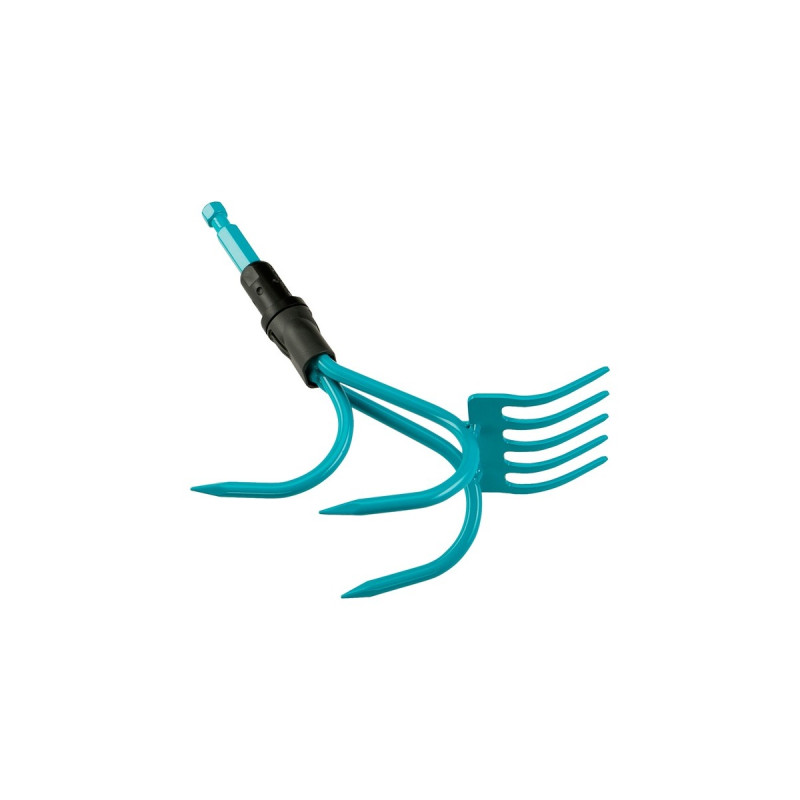 GARDENA combisystem Grubber-Rechen, Handgrubber(türkis, 9cm)