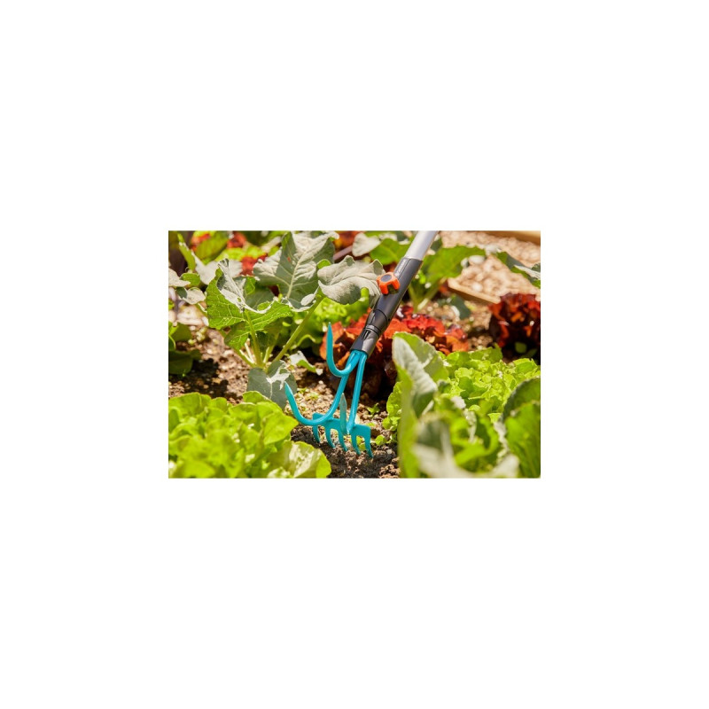 GARDENA combisystem Grubber-Rechen, Handgrubber(türkis, 9cm)