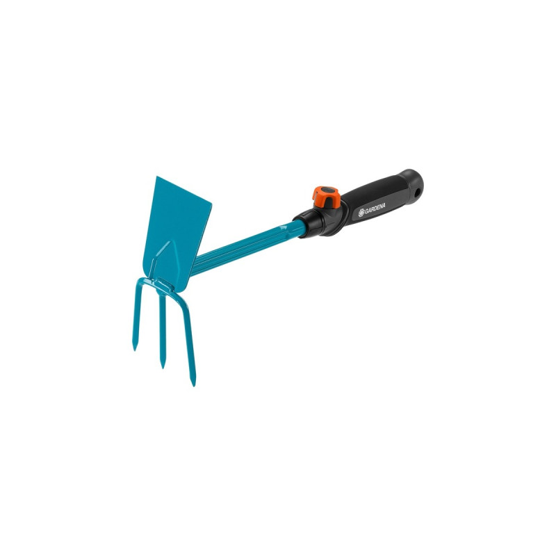 GARDENA combisystem-Kleinhäckchen, 3 Zinken, Hacke(türkis, 6,5cm)