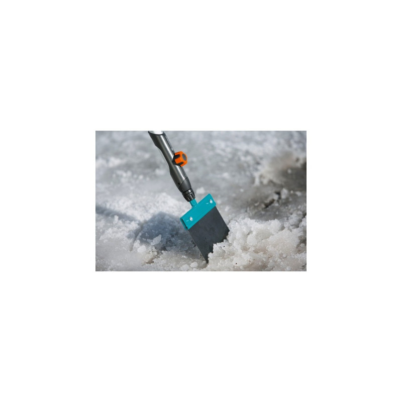 GARDENA combisystem Stoßscharre 15, Schneeschieber(türkis/schwarz, 15cm)